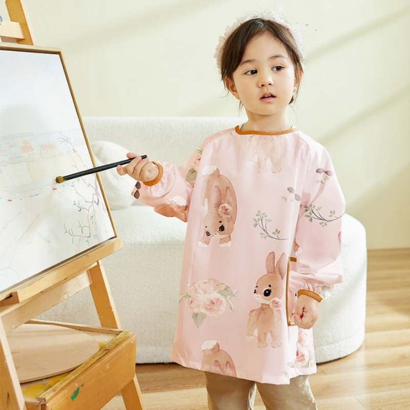 Art Craft For Preschoolers - Çocuklar için su geçirmez sanat önlüğü,