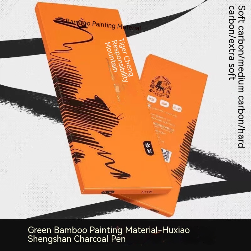 Sketching Charcoal Set - 10 paket kroki siyah kömür kalem