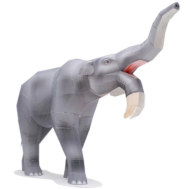 Art Craft Cardboard - Deinotherium Fil Origami Sanatı Katlanır Mini