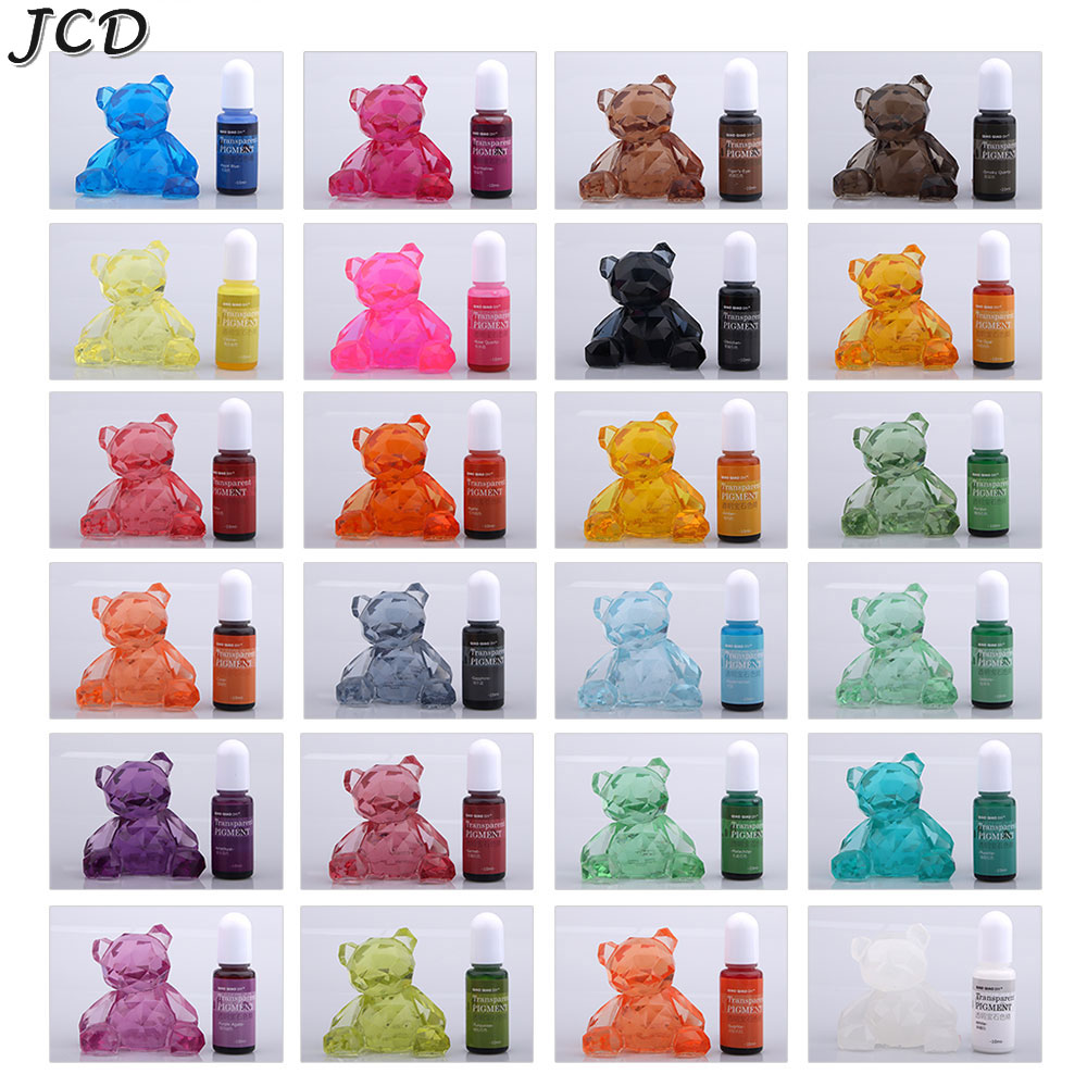 Alcohol Ink Set - JCD 24 Renk 10 ml Şeffaf
