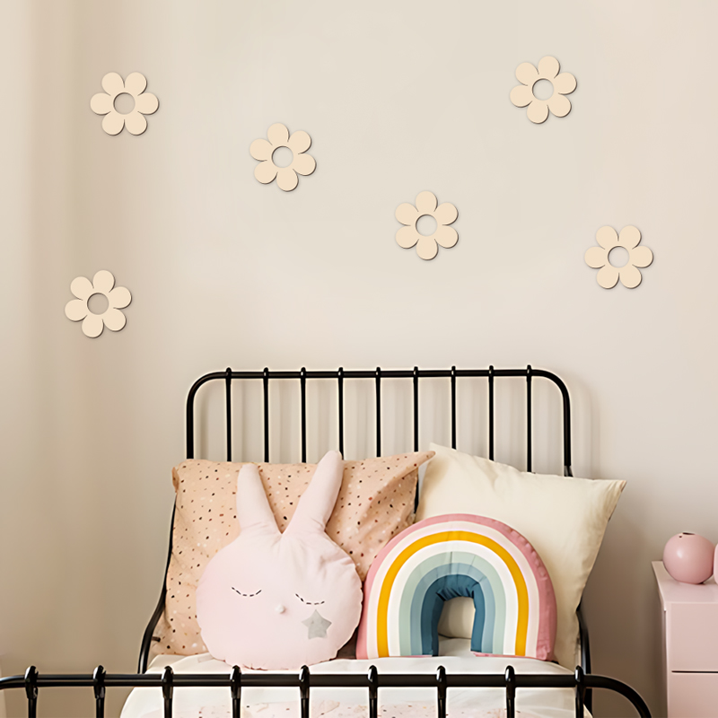 Art Craft 2 Year Olds - Ahşap Çiçek Ahşap Kesikler Çiçekler Ahşap