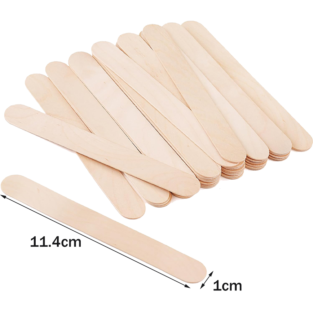 Art Craft Jumbo - 50 adet 11.4 cm Doğal Ahşap