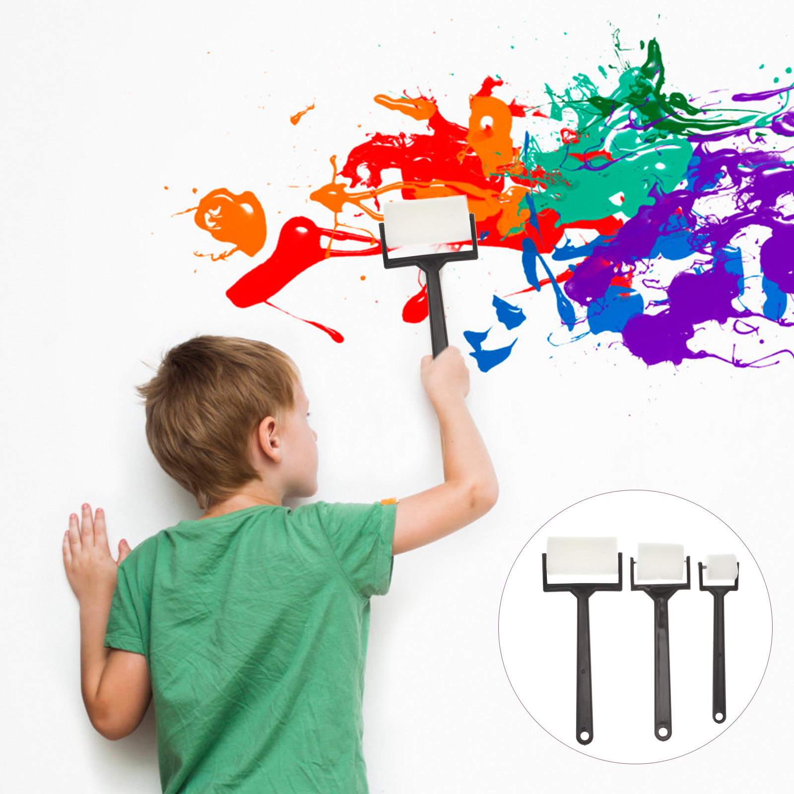 Art Craft For Preschoolers - 15 Parça Sanat Boyama Sünger Fırça