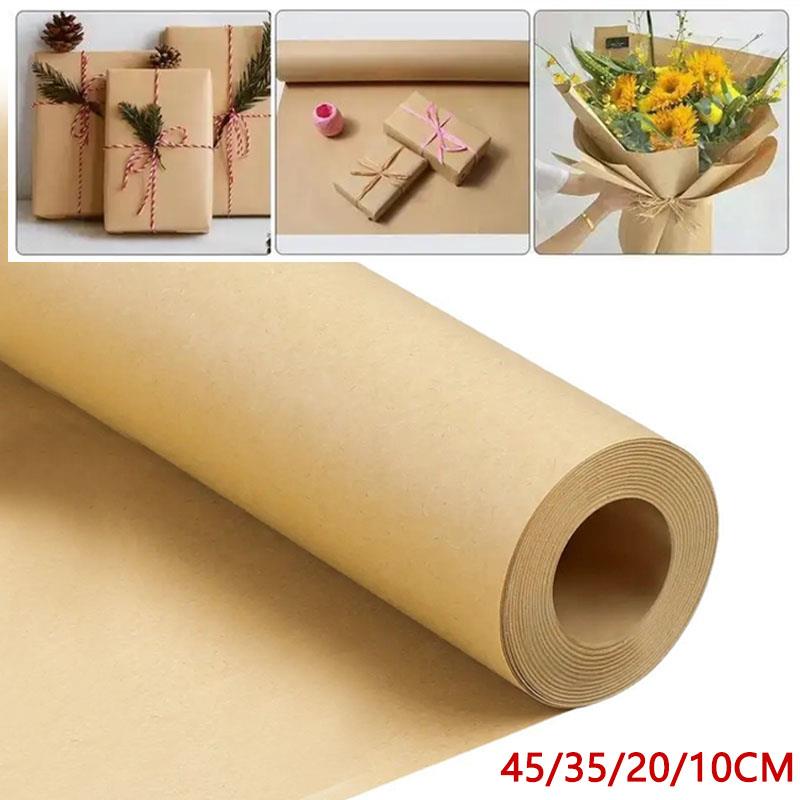 Art Craft Recycled Materials - 10 M Kahverengi Kraft Kağıt Hediye