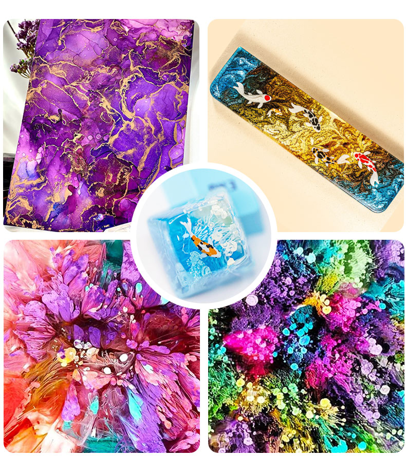 10 ml Alkol Mürekkep Sanat Epo - Alcohol Ink Set incelemesi ve fiyatı