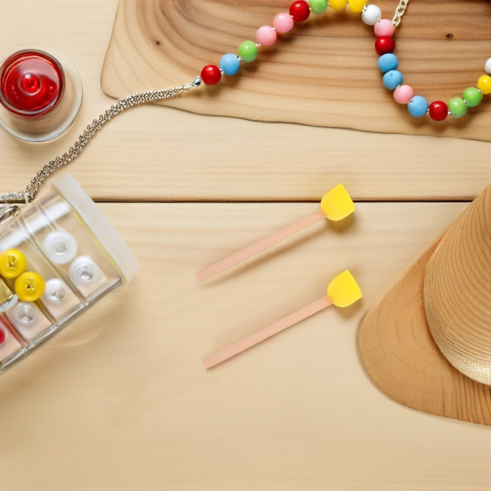 80 Adet Yuvarlak Sünger Fırçal - Art Craft For Preschoolers incelemesi ve fiyatı