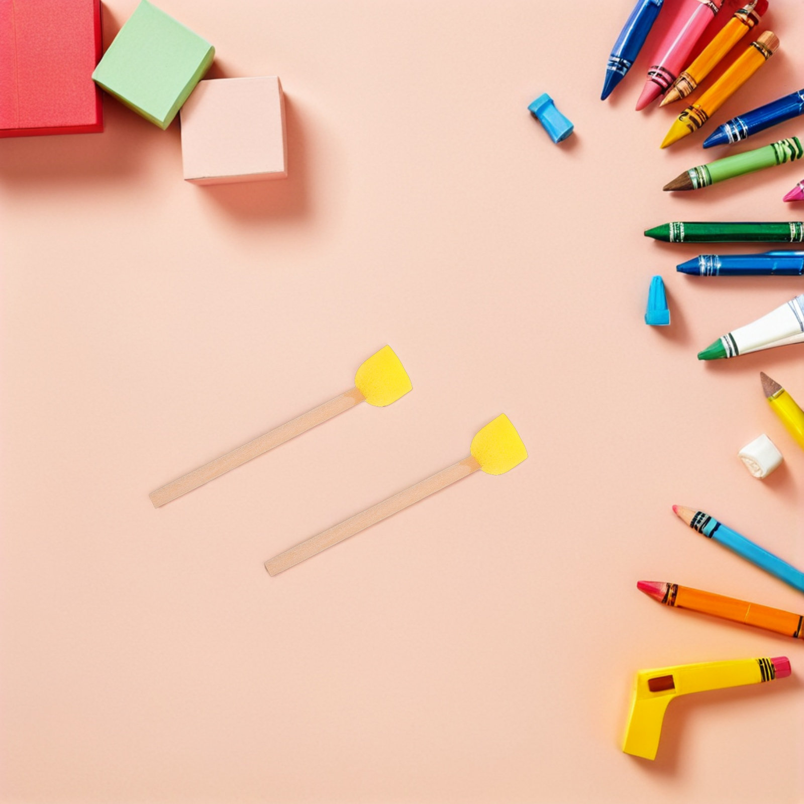 80 Adet Yuvarlak Sünger Fırçal - Art Craft For Preschoolers incelemesi ve fiyatı