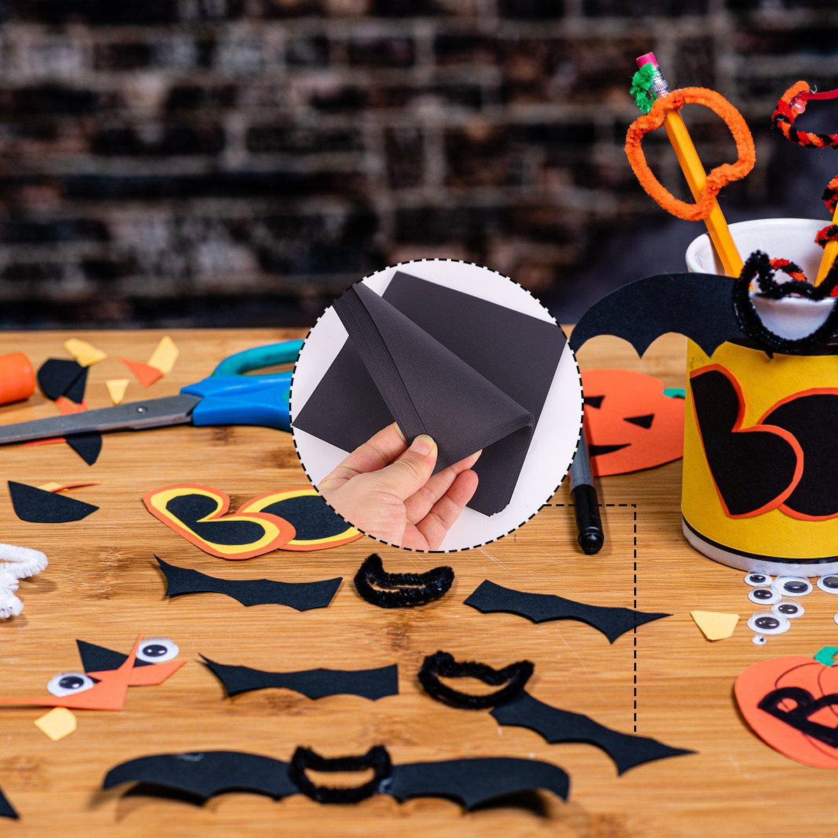 100 Adet Siyah Kare Katlanır K - Art Craft Using Paper incelemesi ve fiyatı
