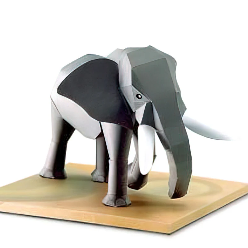 Afrika Fil Origami Sanat Mini  - Art Craft Cardboard incelemesi ve fiyatı