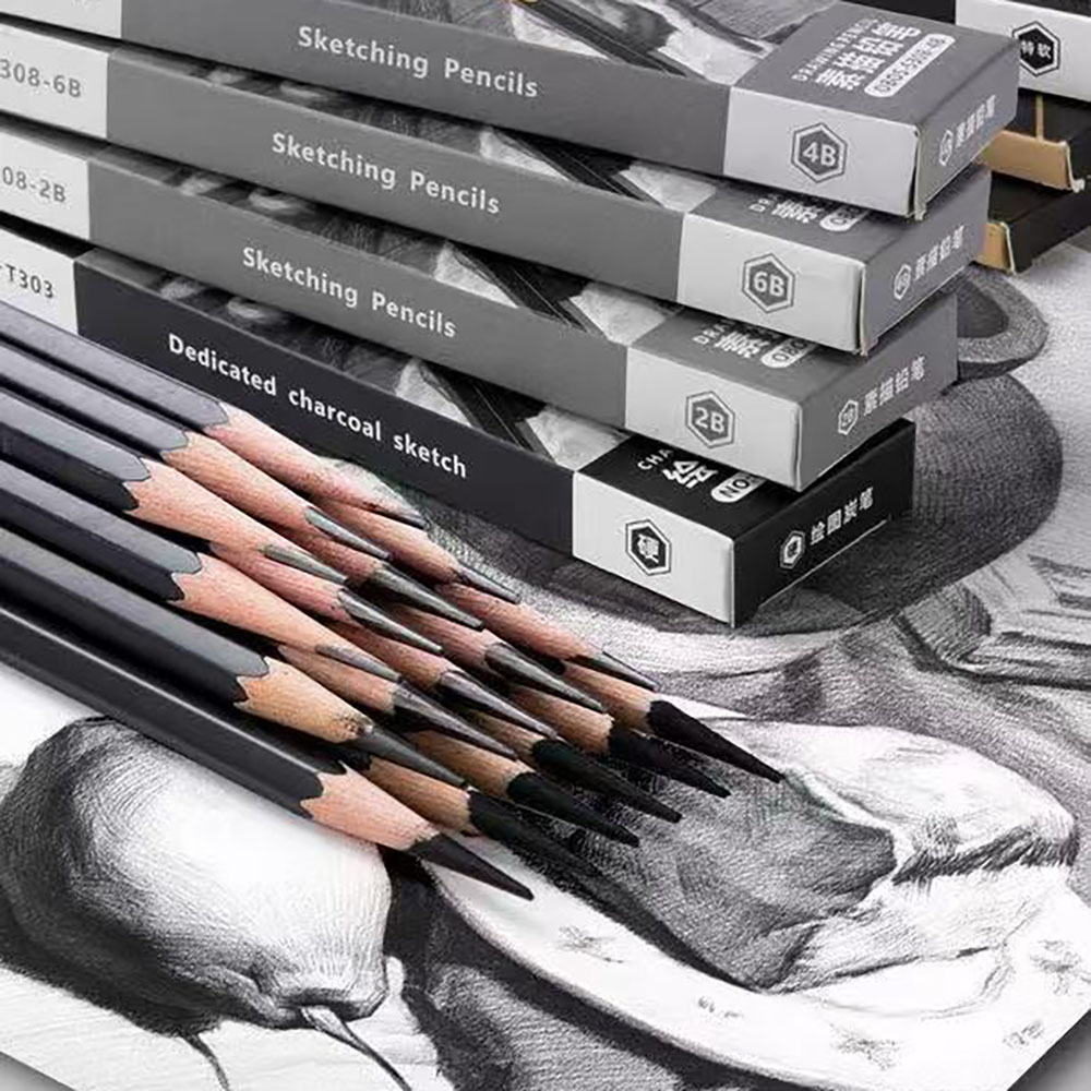 Öğrenciler için 12 parçalı esk - Sketching Charcoal Set incelemesi ve fiyatı