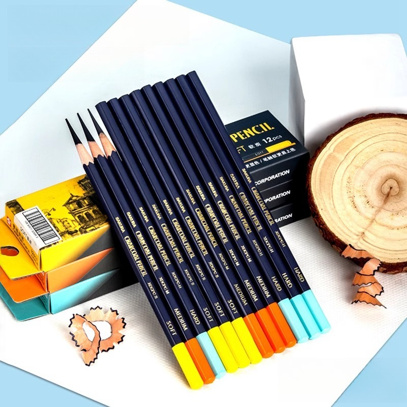 SAKURA Profesyonel Kömür Ahşap - Sketching Charcoal Set incelemesi ve fiyatı