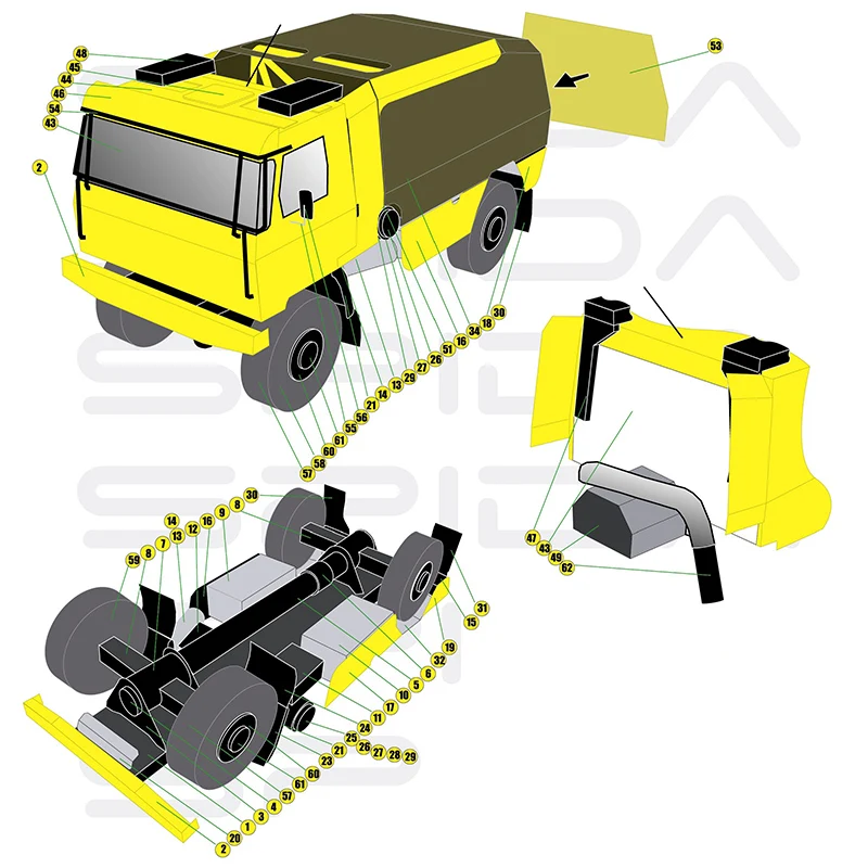 Tatra 815 2008 Kamyon 1: 53 Da - Art Craft Cardboard incelemesi ve fiyatı