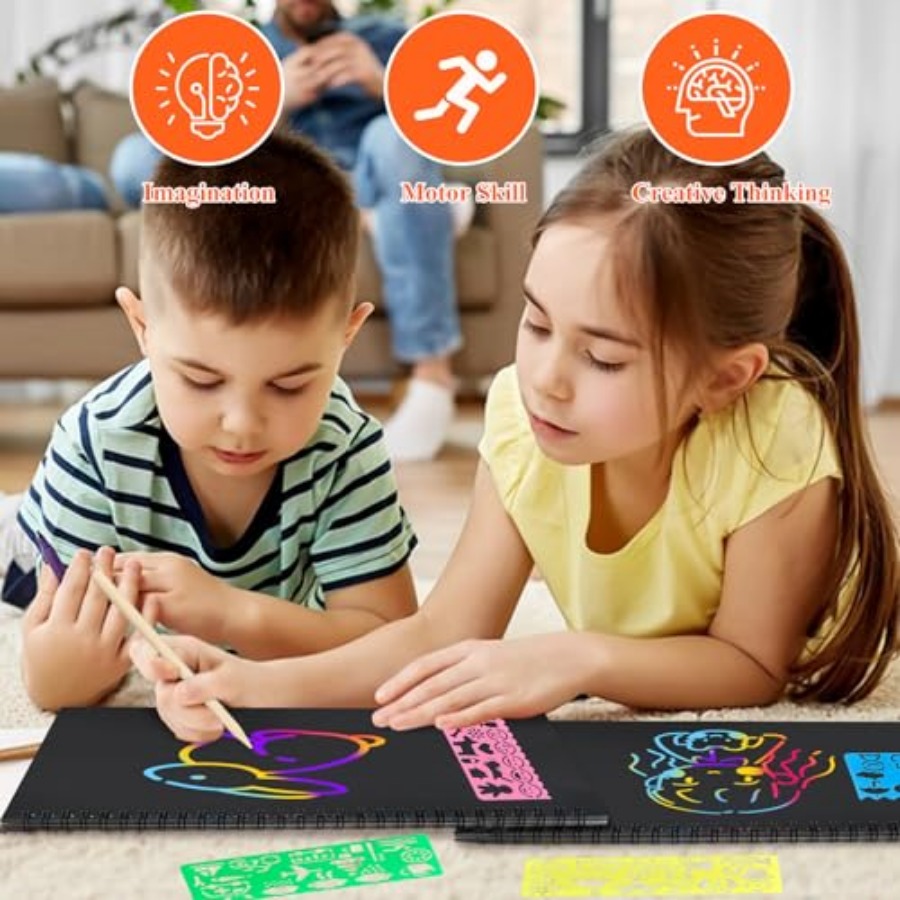 Scratch Paper Art Crafts Gençl - Art Craft 2 Year Olds incelemesi ve fiyatı