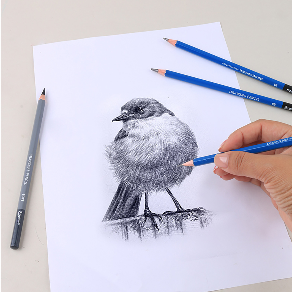 17 parçalı eskiz kalem seti, ö - Sketching Charcoal Set incelemesi ve fiyatı