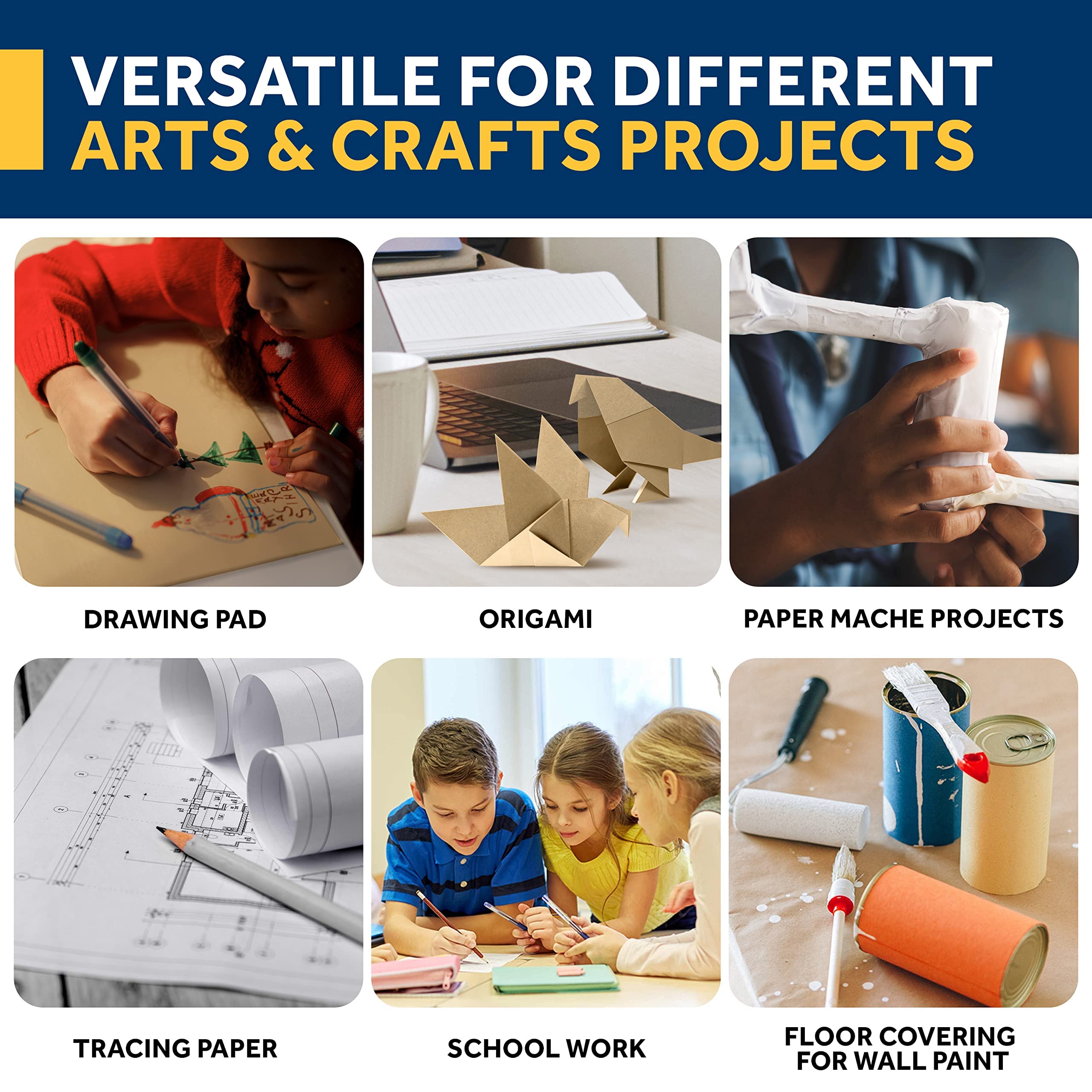 Kahverengi Kraft kağıt hediye  - Art Craft Recycled Materials incelemesi ve fiyatı
