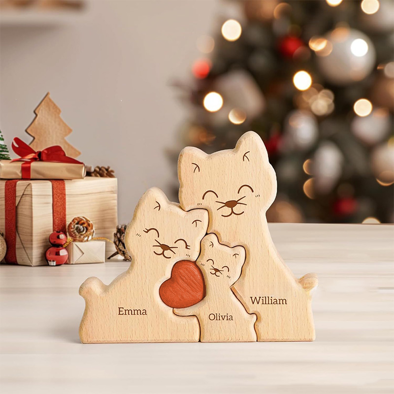 Ahşap Kedi Sanat Bulmaca Sıcak - Art Craft 2 Year Olds incelemesi ve fiyatı