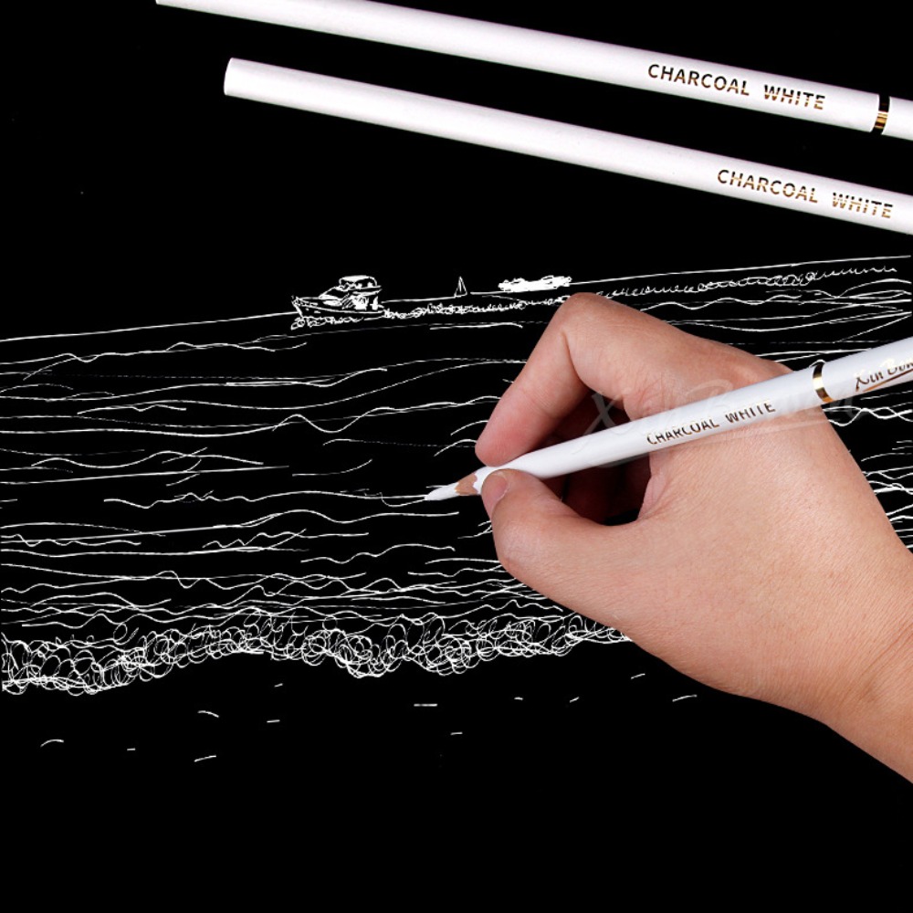 3 adet yumuşak/orta/sert kömür - Sketching Charcoal Set incelemesi ve fiyatı