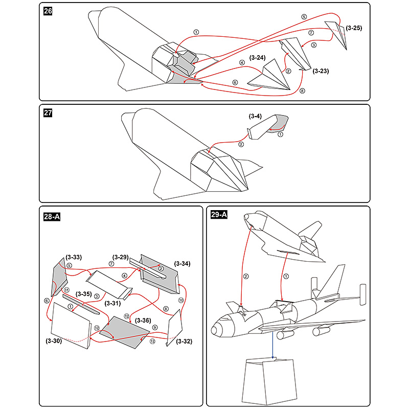 Boeing 747 servis gemisi uçak  - Art Craft Cardboard incelemesi ve fiyatı