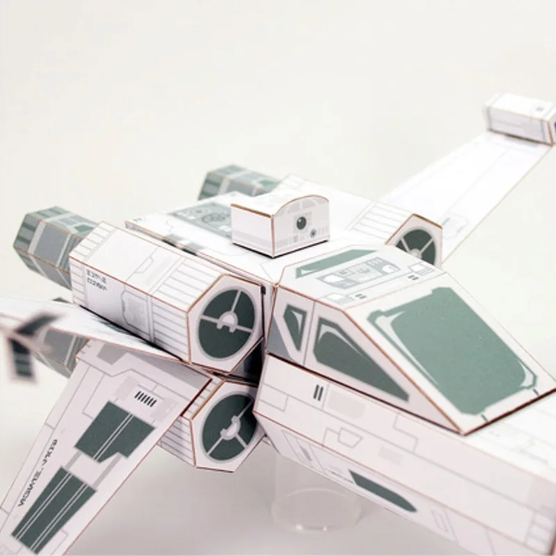 X-WING Fighter Beyaz Kağıt Mod - Art Craft Cardboard incelemesi ve fiyatı