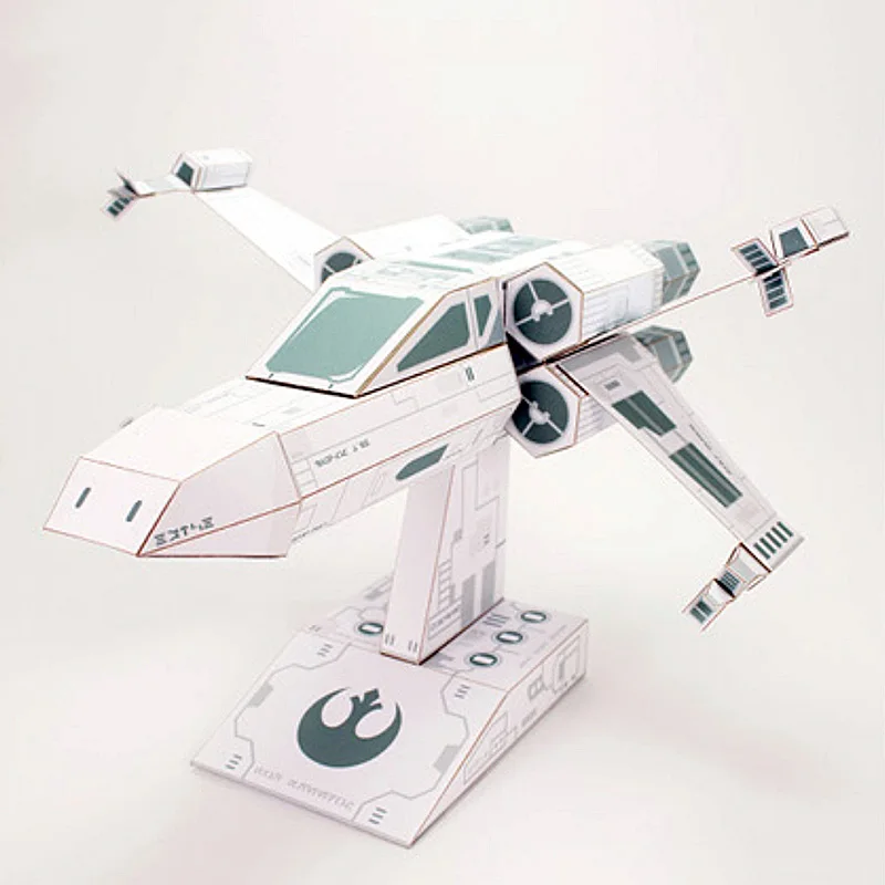 X-WING Fighter Beyaz Kağıt Mod - Art Craft Cardboard incelemesi ve fiyatı
